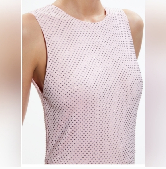 ALICE + OLIVIA  FREDDIE CREWNECK EMBELLISHED CATSUIT $595 - Picture 8 of 11